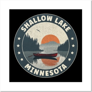 Shallow Lake Minnesota Sunset Posters and Art